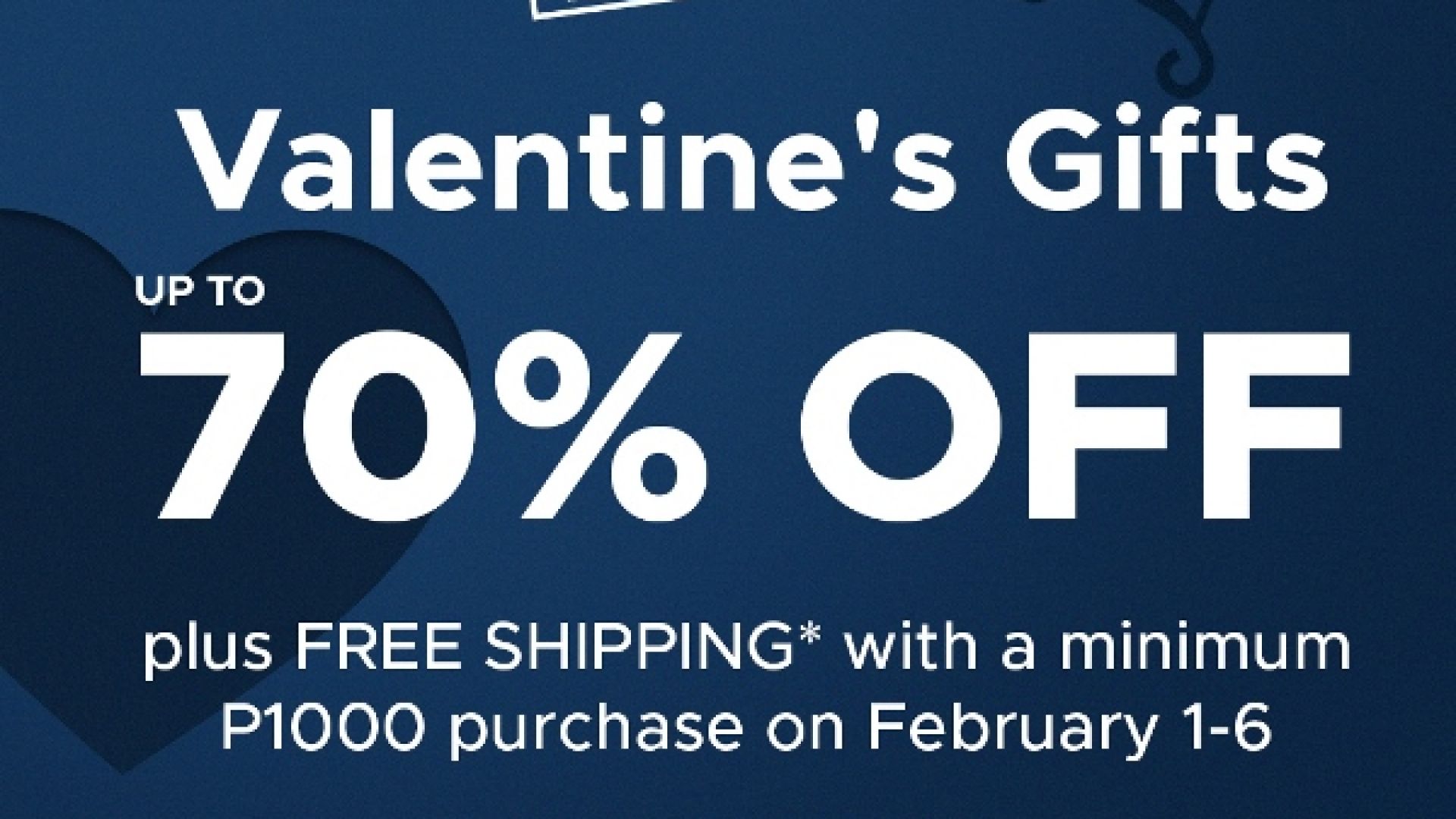 VALENTINE’S DAY SHOPPING: SALE EDITION Shop up to 70% off and get your gifts delivered right at their doorstep