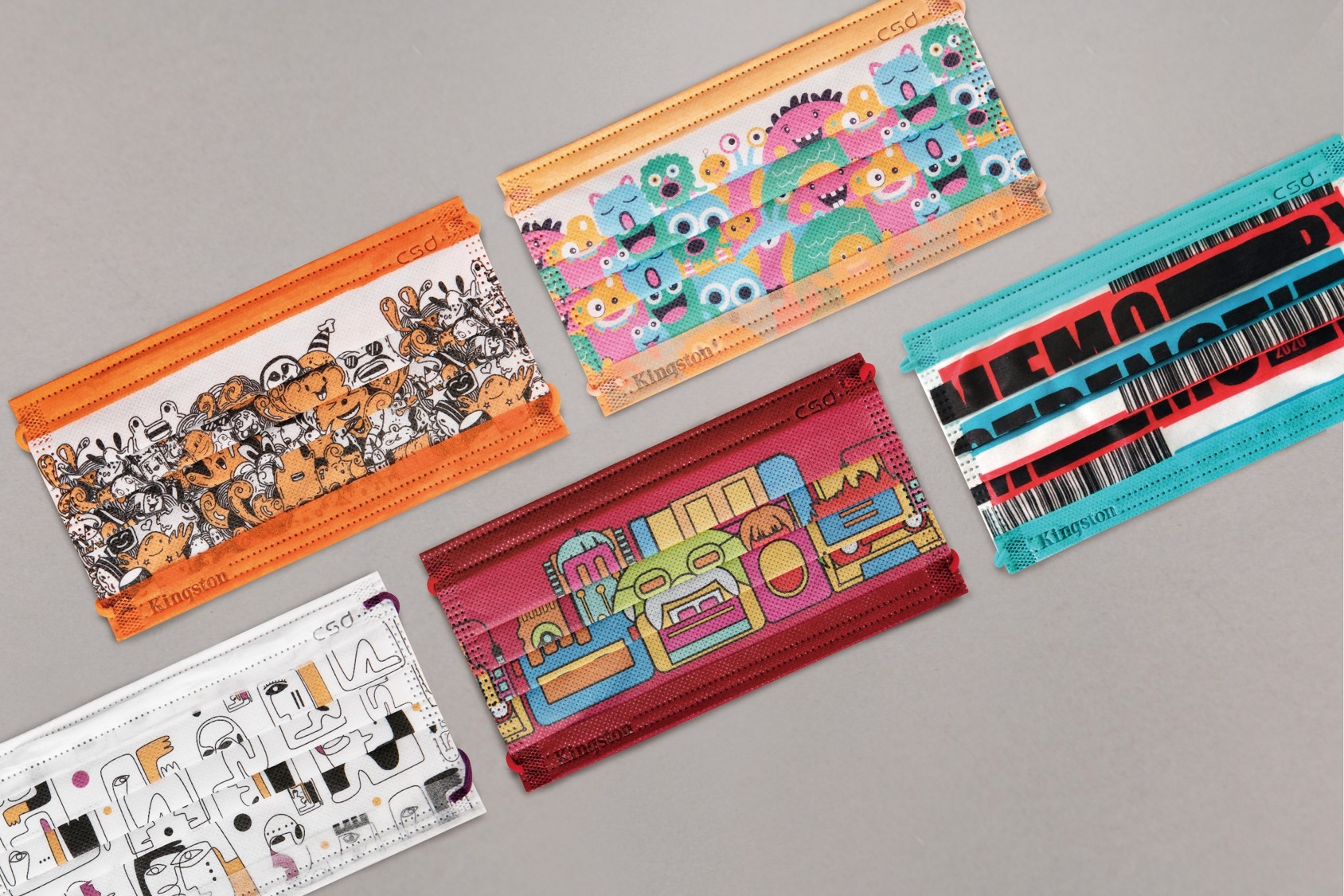 Kingston and CSD unite artists with the power of memories and announce the winners of the APAC Mask Design Competition