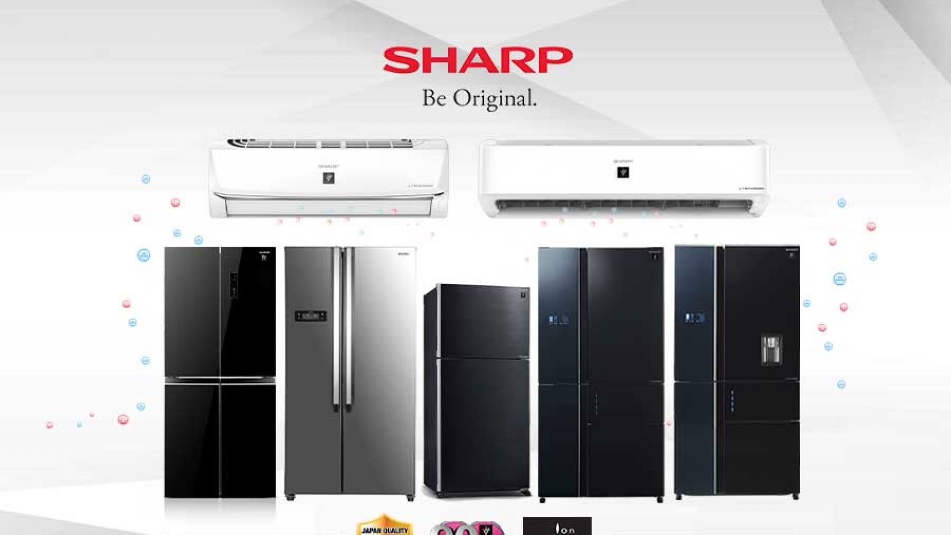 Experience Cool and Comfort with Sharp J-Tech Inverter Refrigerator and Air Conditioner
