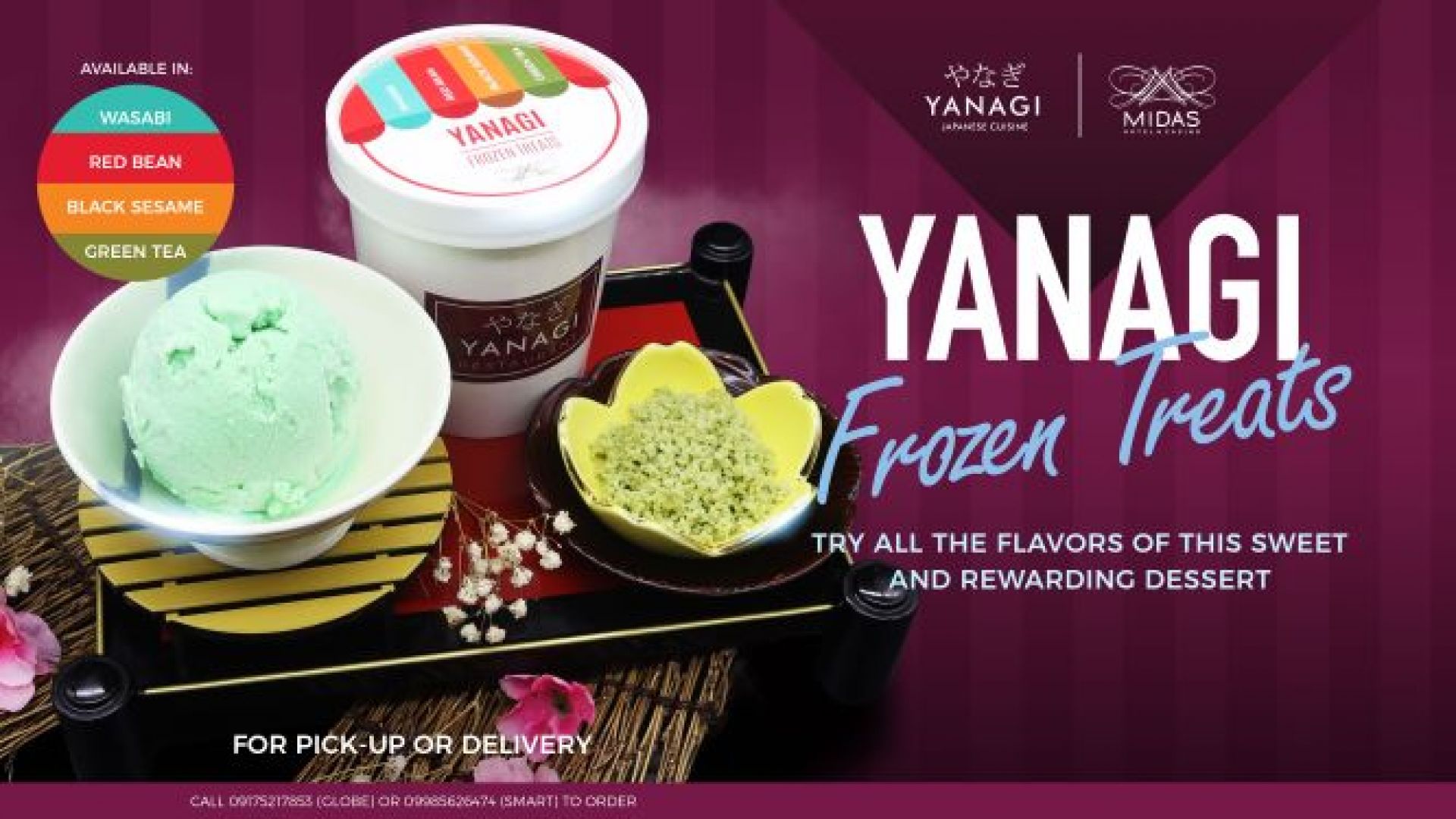 Wasabi, Green Tea Ice Cream, and More Summer Delights are Now Ready for Takeaway at Midas Hotel and Casino