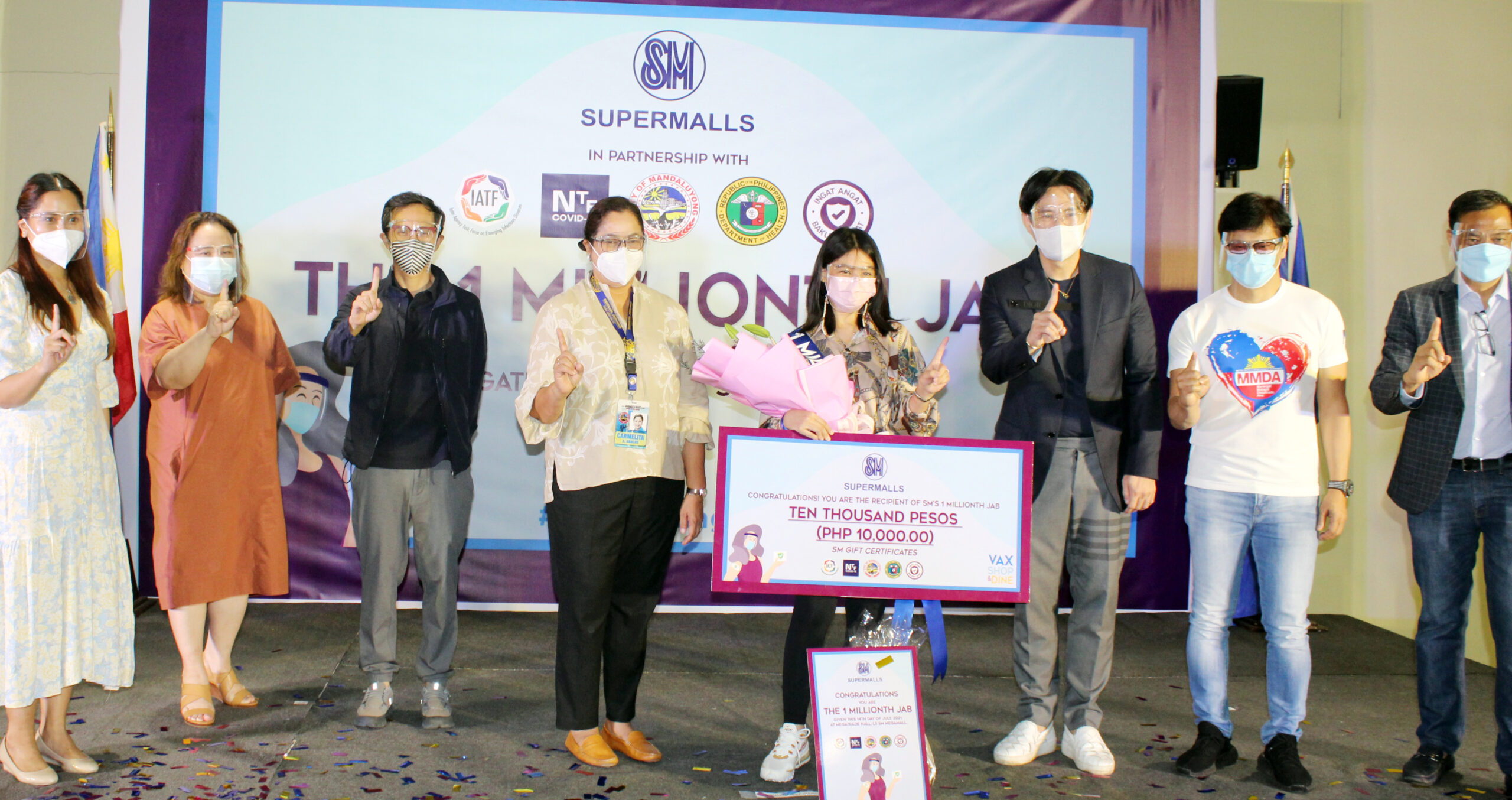 SM Supermalls marks 1millionth COVID-19 vaccine dose