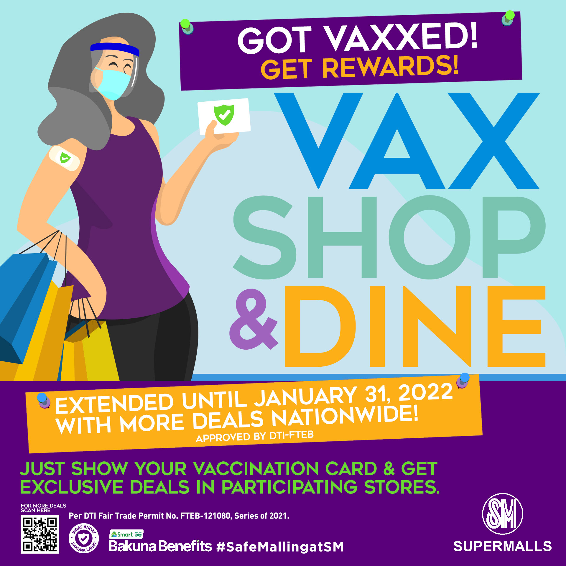 VAX, SHOP & DINE