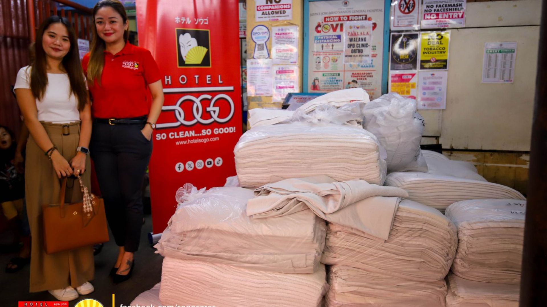 Sogo Cares Donates Aircon Units and Linens to Justice Abad Santos Hospital